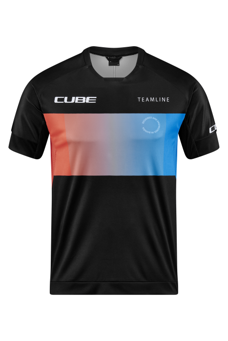 CUBE TEAMLINE Rundhalstrikot kurzarm