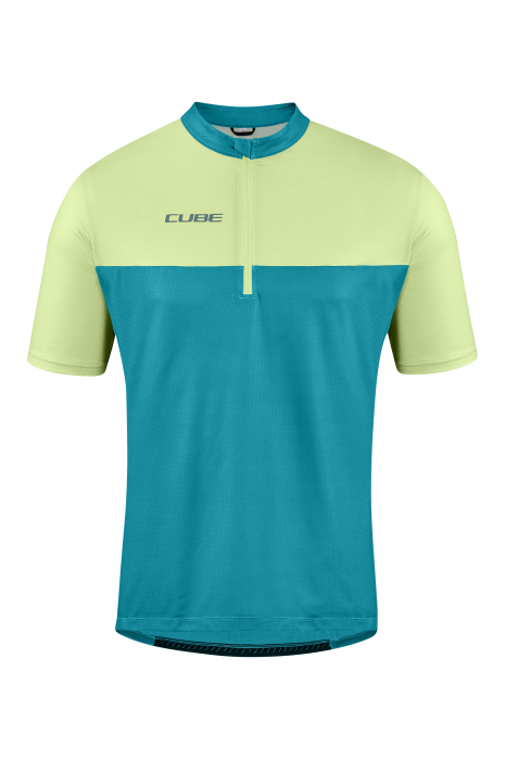 CUBE ATX Trikot Half Zip CMPT kurzarm